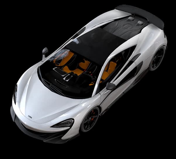 McLaren - samochód VIP między sekcjami