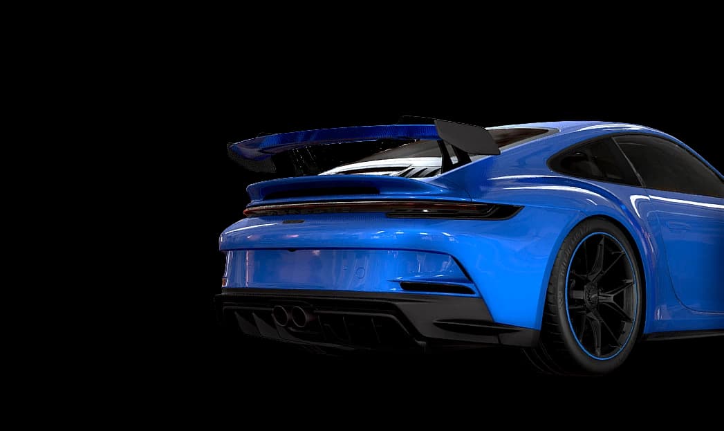 Porsche 3D między sekcjami